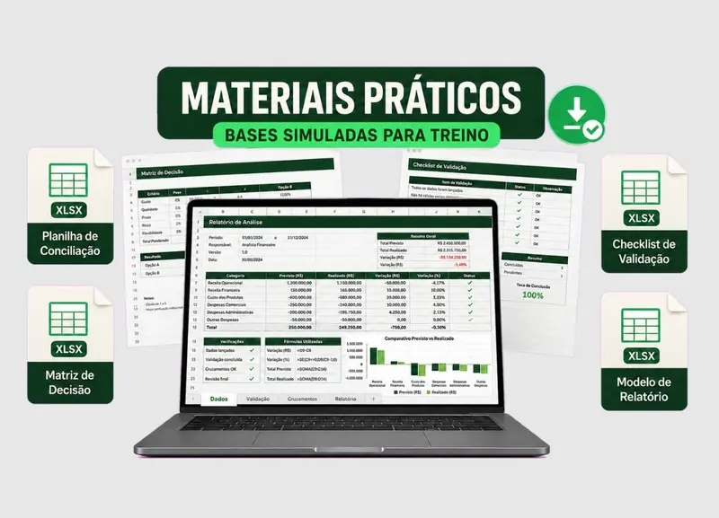 Materiais Simulados para Treino